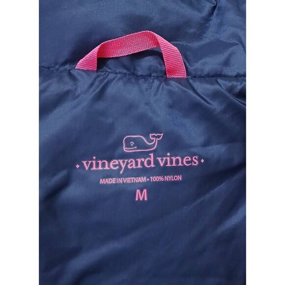 Vineyard vines womens medium blue pink packable lightweight quilted vest - Picture 7 of 10
